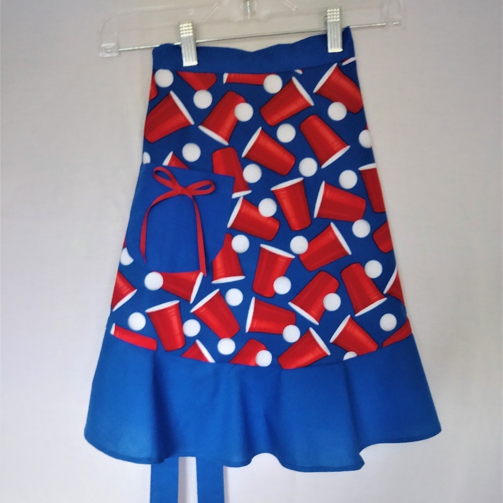 Apron Handmade Ping Pong Party Fully Lined